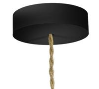 creative cables Kit rosa de techo de madera - Negro