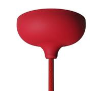 creative cables Kit rosetón de Silicona Central y predisposición para Orificio Lateral-Rojo, Talla única