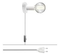 creative cables Lámpara Spostaluce metal - Sin bombilla, Blanco