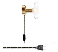 creative cables Lámpara Spostaluce metal - Sin bombilla, Bronce satinado