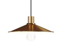 creative cables Pantalla Swing de Metal esmaltado para Casquillo E27 - Blanco - Bronce Satinado