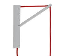 creative cables Pinocchio, Soporte de Pared de Madera orientable para lámparas Colgantes - Blanco