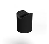 creative cables Portalámparas esse14 de Pared o Techo con Casquillo S14d - Waterproof IP44 - Negro