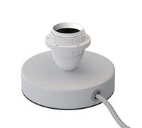 creative cables Posaluce para Pantalla - Lámpara de Mesa de Metal - Blanco Mate