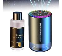 Creative Car Diffuser, Car Air Freshener, Aromatherapy for Car, Auto Diffuser with Light, Car Aromatherapy, Starry Top Diffusera 10.5x6.3cm/4.13x2.48 Inches for Relaxing Drives