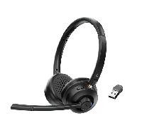 Creative Auriculares Chat Wireless 51EF1290AA000 — Bluetooth, micrófono, USB-C Negro