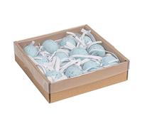 Creative Co-op docena de Huevos de cerámica en Caja