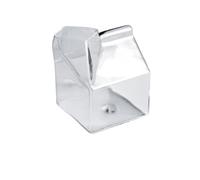 Creative Cocktail Glass - Porcupine Fish/Swan/Rose/Octopus/Bird Design, Novelty Drink Cup for KTV Bar Night Party(Milk Box 250ml)