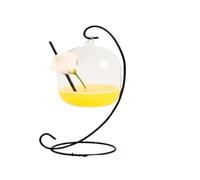 Creative Cocktail Glass - Porcupine Fish/Swan/Rose/Octopus/Bird Design, Novelty Drink Cup for KTV Bar Night Party(420ML)