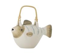 Creative Collection Wrenna - Tetera (cerámica, 24 x 13,5 x 13 cm, 800 ml), color gris