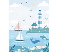 Creative Coloring Book for Kids: Edition Ocean Dreams: 60 Fun and Diverse Illustrations - Great for Creativity, Calm, and Imagination