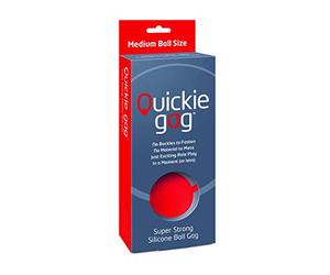 Creative Conceptions CCQGBALMR Bola de Silicona Quickie (Rojo, Grande)