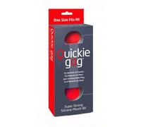 Creative Conceptions CCQGBBITR Mordaza de Silicona Quickie (Talla única) (Rojo)