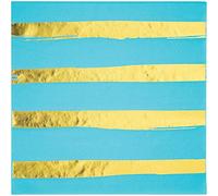 Creative Converting 329946 LUNCHEON - Pañuelo (3 capas, papel de aluminio), multicolor