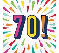 Creative Converting Birthday Burst 70 servilletas, 16,5 cm, multicolor