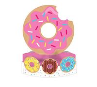 Creative Converting Centro de mesa de fiesta de donas, 12 x 9 pulgadas, multicolor