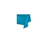 Creative Converting Plastic Banquet Table Cover, Turquoise -