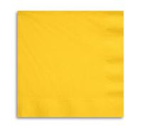 Creative Converting Servilletas de papel, 25-3 capas, 16 x 16 pulgadas, tamaño de cena, autobús escolar, color amarillo, paquetes de 25 unidades (paquete de 5)