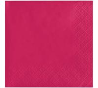 Creative Converting Toque de color de 2 capas, 50 unidades servilletas de papel, magenta caliente