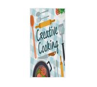 Creative Cooking Plaid Toallas de Mano Juego de vajilla Decoración Cocina Plato Toalla Toalla de baño 30 x 15 Pulgadas para Beach Guest Hotel SPA Gym Sport Yoga Home