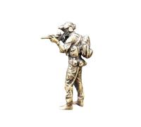 Creative Copper - Figura moderna de soldado de operador especial, figura de latón de élite de fuerzas especiales, estatua en miniatura, escultura de jardín, bonsái, rocalla, cuenca, arte, micropaisaje