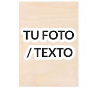 Creative Deco 1 x A5 Contrachapado 3mm Personalizado | 148 x 210 (+/- 2) mm | Foto o Texto | Contrachapado de Abedul Madera Fina Cortada | Perfecto para Texto, Logo, Cualquier Diseño