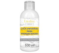 Creative Deco 100ml Cola Blanca Manualidades PVA Pegamento | No Tóxico | Universal para Pegar Madera Carpintero, Papel, Cartón, Vidrio, Cerámica | Se Seca Claro y Rápido | Proyectos de Arte