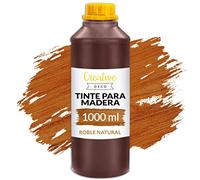 Creative Deco 1L Barniz Madera Interior Tinte al Agua | Color Roble Natural
