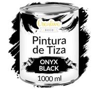 Creative DECO 1L Negra Ónice Pintura a la Tiza para Muebles sin Lijar Chalk