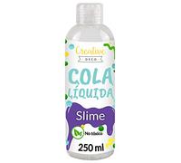 Creative Deco 250 ml Cola para Slime Pegamento Líquido Transparente PVA Escolar | Papel y Cartón | No Tóxico | Manualidades Proyectos de Arte y Bricolaje | Adhesivo Claro Lavable | Alta Eficiencia