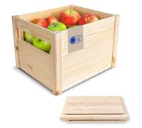 Creative DECO Caja de Madera para Montar | 34,5 x 29,5 x 23,5 cm