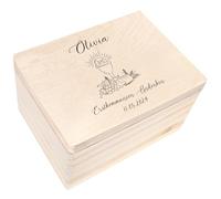 Creative DECO Caja Regalo Personalizada Primera Comunión para Niños y Niñas