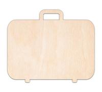 Creative Deco Formas de Madera Contrachapada Personalizadas | Bolsa de Viaje | Tamaño 5-100 cm | Contrachapado 3 mm | Recortes Cortados con Láser | Ideal para Decoupage Decorar Pintar DIY Pared