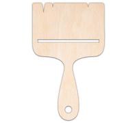 Creative Deco Formas de Madera Contrachapada Personalizadas | Pincel | Tamaño 5-100 cm | Contrachapado 3 mm | Recortes Cortados con Láser | Ideal para Decoupage Decorar Pintar DIY Pared