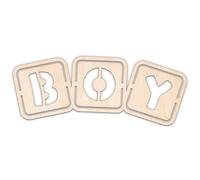 Creative Deco Formas Personalizadas de Madera Contrachapada Baby Shower | Bloques de Construcción Niño | 10-100cm | Contrachapado 3mm | Recortes con Láser | Decoración Fiesta de Futura Mamá Decoupage