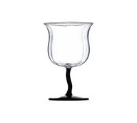 Creative Dessert Cup Handmade Glass Goblet Ice Cream Cocktail Glasses Cold Drink Fruit Tea Oatmeal Bowl Cartoon Gift(A)
