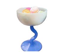Creative Dessert Cup Handmade Glass Goblet Ice Cream Cocktail Glasses Cold Drink Fruit Tea Oatmeal Bowl Cartoon(200ml-08)