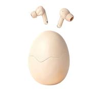 Creative Egg - Auriculares Bluetooth 5.4 con forma de huevo, divertidos | Auriculares inalámbricos de sonido estéreo, cancelación activa de ruido, sonido HiFi, tiempo de reproducción de 30 horas