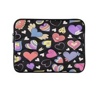 Creative - Funda protectora acolchada para ordenador portátil de 15 y 16 pulgadas, diseño de graffiti juguetón, para mujeres y hombres, trabajo, viajes