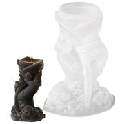 Creative Ghost- Silicone,Ghost Candle Molds, Craft stunning Candles, long-lasting | high-quality, Epoxy Resin Moulds, for Resin Casting Candles Mould Plaster Mold, Candle Making, Home Decor, Larg