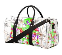 Creative Goth Skull Travel Duffle Bag for Women Men Girls Boys, Skul Marbl Weekend Overnight Bags 22.7 L Tote Cabin Luggage Bag for Sports Gym Yoga, color, 22.7 L, Organizador de bolsas