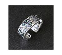 Creative Graffiti Geometric Ring for Women and Couples in Silver Color Personalized Design Jewelry Fashion Birthday Gifts