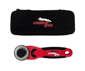 Creative Grids Cortador rotatorio de 45 mm con estuche