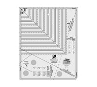 Creative Grids Kitty Cornered Quilt Ruler - CGRDH5 - Made in USA, 11in x 11in, Non-Slip Grip Acrylic Quilting, Sewing, Crafting, Patchwork Ruler & Template