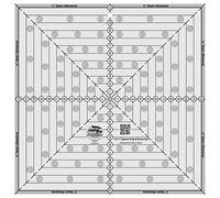 Creative Grids Quilting Rulers 12-1/2in x 12-1/2in, Square It Up and Fussy Cut Acrylic Quilters Ruler by