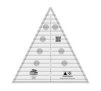 Creative Grids Triangle Squared Ruler 9-1/2 Inches by