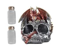 Creative Halloween Skull - Decor Creative Special Pepper Bottles Use | Skull Heads Craft Decoration Home Party DIY Epoxy Resin Casting Mold Halloween Decoration Spooky Tabletop Ornament