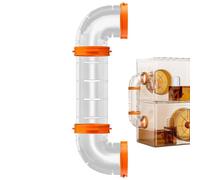 Creative Hamster Tubes andTunnels - Multi-Path Pipe Exercise Set, Durable Toy System For Dwarf Hamsters, Gerbils, Mice, andSimilar Small Pets, Encourages Movement andCage Enrichment | Fun Explorati