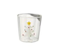 Creative Handmade BUBBLE GLASS CUP Three-Dimensional Animal and Plant Shape Coffee Milk Drink Cute Transparent Glass Cup(14 White Tree)