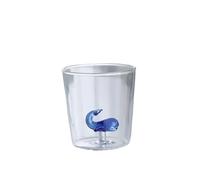 Creative Handmade BUBBLE GLASS CUP Three-Dimensional Animal and Plant Shape Coffee Milk Drink Cute Transparent Glass Cup(08 Blue Whale)